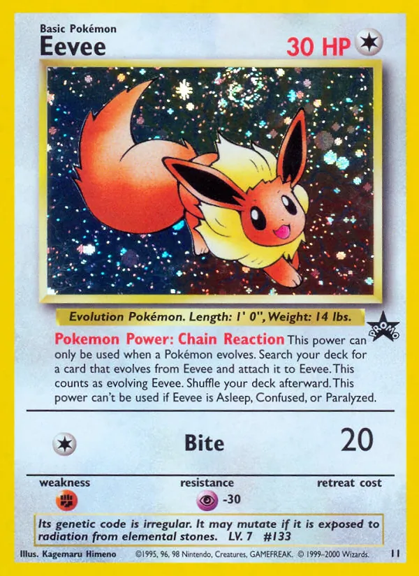 Eevee #11, Standard print, TCGdex reference