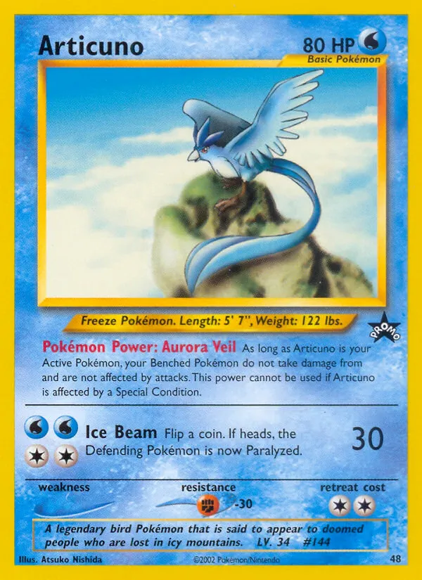 Articuno #48, Standard print, TCGdex reference