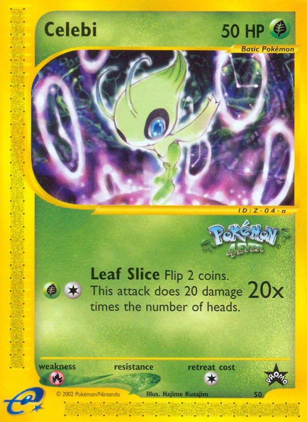 Celebi #50, Standard print, TCGdex reference