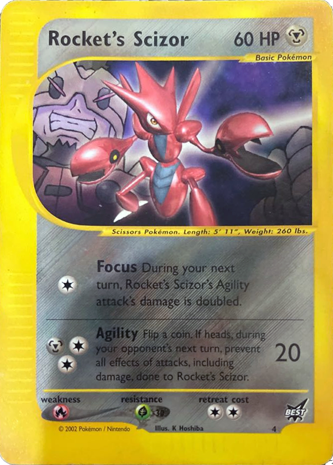 Rocket's Scizor #4, Best of Game Non-Winner (standard size) reference