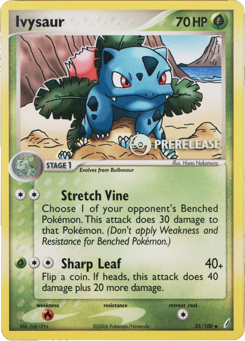 Ivysaur Prerelease PSA reference placeholder