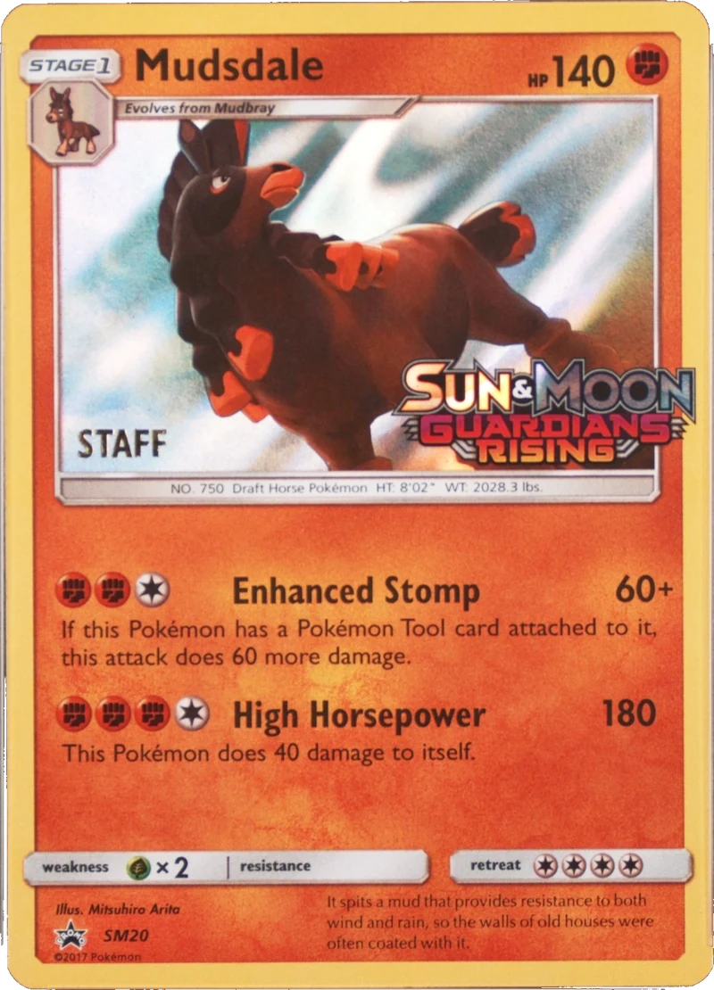 Mudsdale Staff Prerelease PSA reference placeholder