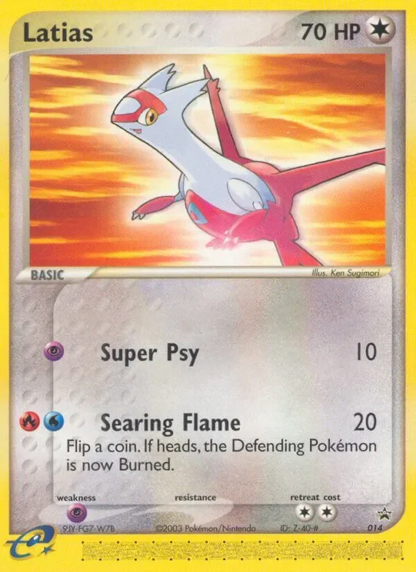 Latias #014, Nintendo Black Star Standard print, TCGdex reference