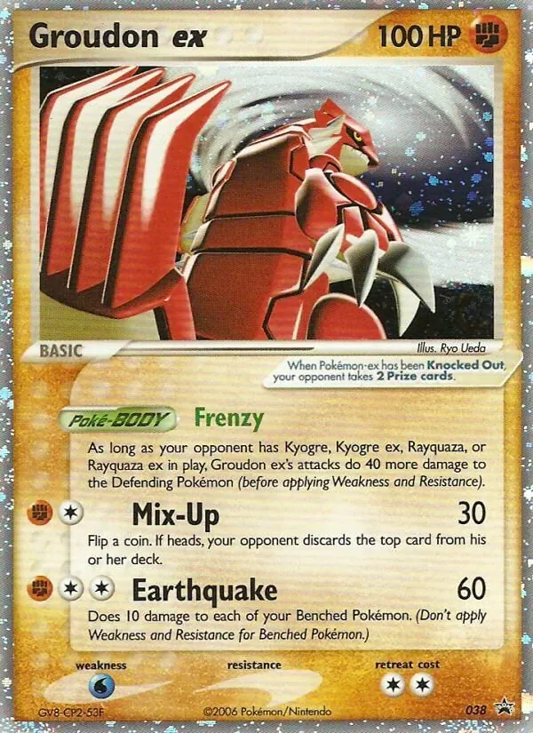 Groudon ex #038, Nintendo Black Star Standard print, TCGdex reference