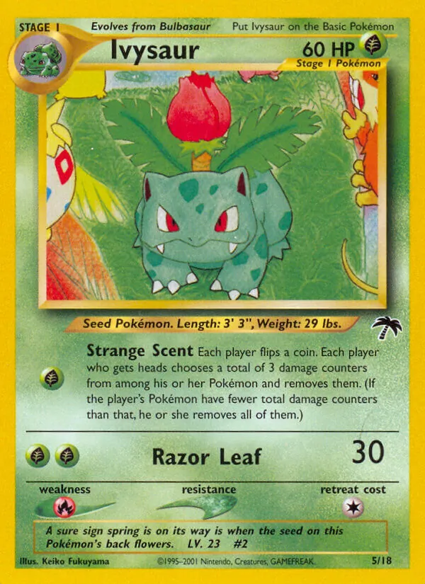 Ivysaur 5/18 Southern Islands reference