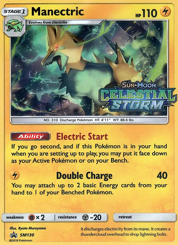 Manectric SM130, prerelease base reference scan