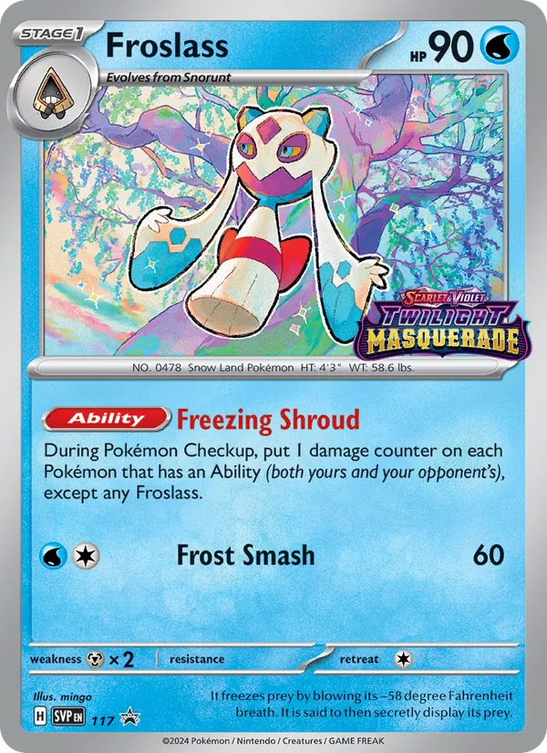 Froslass 117, prerelease base reference scan