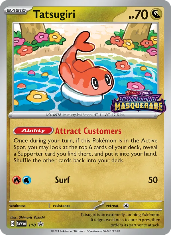 Tatsugiri 118, prerelease base reference scan