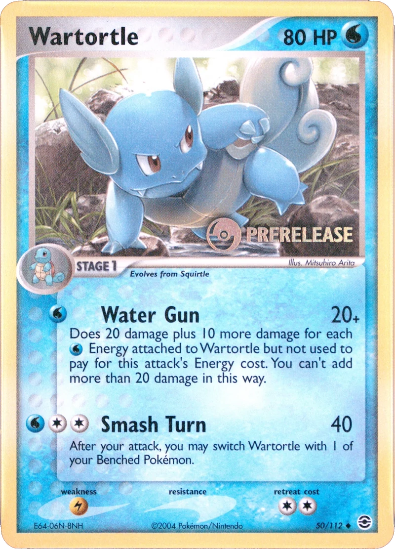Wartortle Prerelease PSA reference placeholder